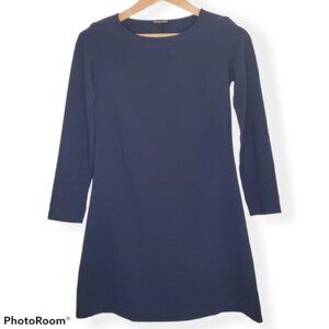 NWT - American Apparel, Navy Gia Crepe Dress, Size S